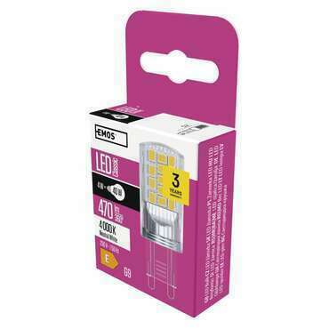 EMOS ZQ9545 LED CLS JC 4W(40W) 470lm G9 NW