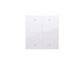SIMON DKE04/11 Kryt jednoduchý s piktoramem "kríž" pro spínače a elektronické ovládání bílá