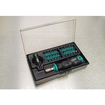 wpr10209 251-FRNS-1 32-dílná sada "FRANCIS" - bity s rychloupínací rukojetí a magnetickou upínkou b