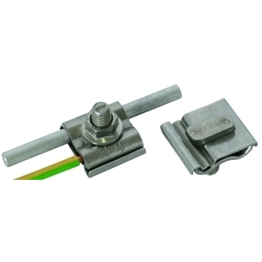 DEHN 540260 Uzemňovací svorka UNI nerez pro prům. 8-10mm a vodič 4-50 mm2, šroub M10 a matice DEHN DEHN
