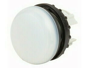 EATON 216771 M22-L-W Signálka, zapuštěná, IP67, kroužek titan, bílá