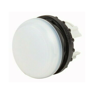 EATON 216771 M22-L-W Signálka, zapuštěná, IP67, kroužek titan, bílá