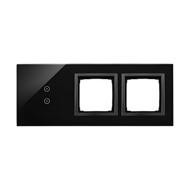 Kryt dotyk. ovl. SIMON 54 TOUCH DSTR3300/73, 1 ovl. SIMON 54 TOUCH 54 Touch, 2 dotyk.+2 otvor, láv./