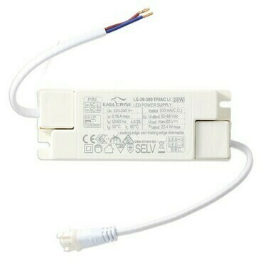 MC LED Stmívatelný driver Triac 20W, PF 0,9, výstupní napětí DC 50-68V, výstupní proud 300mA