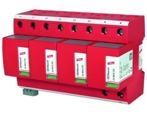 DEHN 951405  Kombinovaný svodič přepětí ventil M pro třípólové TN-S systémy, s modulem dálkové s DEH DEHN