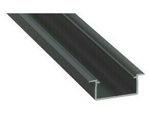 LED profil GREENLUX AL-PROFIL GEMI BLACK 1M (10-1002-10)