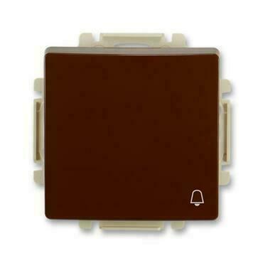 ABB 3557G-A80343 H1 Ovládač tlačítkový zapínací, s krytem, se symbolem zvonku, řaz. 1/0 03-Swing