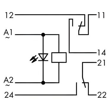 WAGO 286-516 Reléový modul