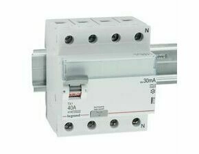Chránič čtyřpolový LEGRAND 411765 TX3 CHRÁN. 4P 40A 30MA A