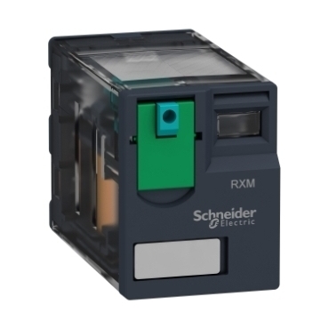 SCHN RXM2AB1BD Miniaturní 2P, 12 A, 24 V DC bez LED (obj.množství 10 ks)