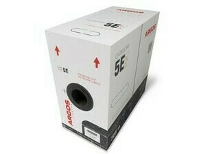 Kabel datový ARGOS CAT5E, UTP, PVC, Eca, 305 m, šedá