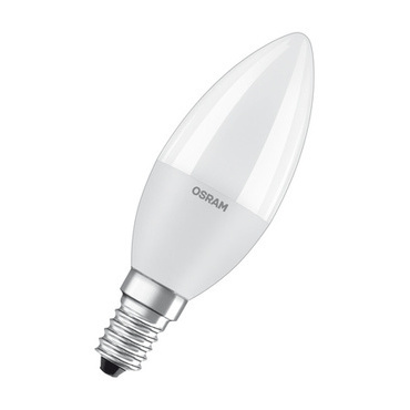 LED žárovka svíčka OSRAM VALUECLB60 7,5W/827 230VFR E14 FS1, matná