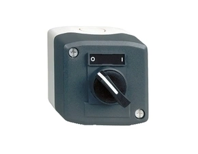 SCHN XALD134 Ovládací skříňka jednotlačítková s otočným ovládačem, 1 Z