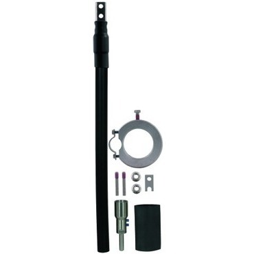 DEHN 819165  vodič HVI-power-D 27mm Cu černý s připojovacími prvky, minimání délka -L 6,0m DEHN DEHN