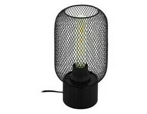 Svítidlo stolní EGLO TL 1 E27 GITTERSCHIRM SCHWARZ WRINGTON