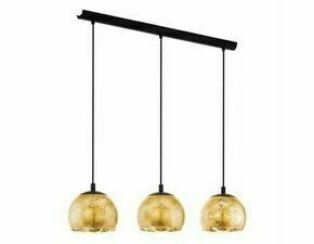 Svítidlo závěsné EGLO HL 3 SCHWARZ GOLDFARBEN ALBARACCIN