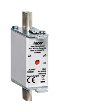 HAG LNH0035M Pojistka nožová NH000 gG 500V 35A dvojitá signalizace