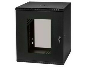 TELEX LX19-12U-450GB LEXI-Net Basic Rozvaděč nástěnný 19" 12U 520x450, dveře sklo, černý