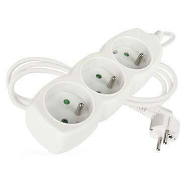 Kabel prodlužovací EMOS P0311, 3Z 1,5M