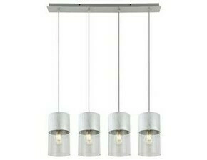 Závěsné svítidlo Zelkova polírovaný hliník E27 4×40W RABALUX 3156