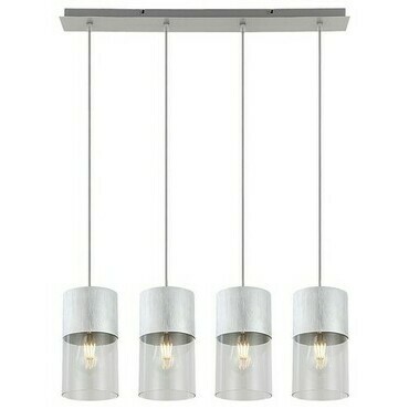 Závěsné svítidlo Zelkova polírovaný hliník E27 4×40W RABALUX 3156
