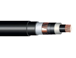 Kabel energetický 22-CXEKVCEY 1x300/25 RMV střední napětí
