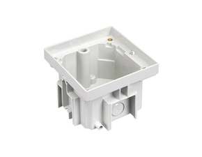 SIMON KGT100/72 Základna plastová krabice podlahové ocelové KGT, 1 přístroj K45, šedá