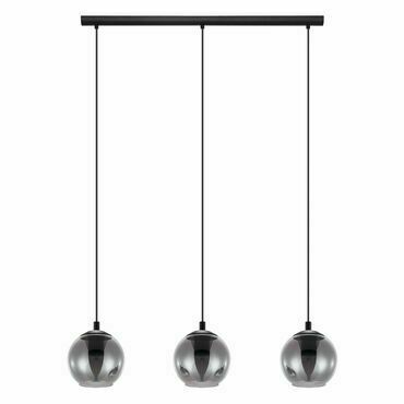 Svítidlo závěsné EGLO HL 3 E27 SCHWARZ SW-TRANSP.ARISCANI