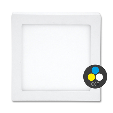 LED panel ECOPLANET RAFA2 24V 12W, 960lm, 2000-6000 Materiál - hliník, plastK, IP20, bílá