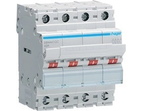 HAG SBN441QC Vypínač 4 pól. 40A, bezšroubový