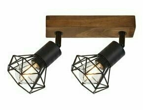 Svítidlo RABALUX 3138 ZEUS dřevo E14 2xMAX 40W