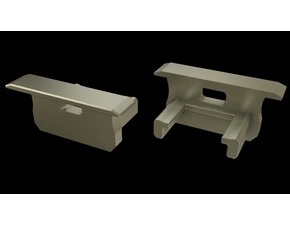 Koncovka profilu GREENLUX EC-PROFIL B INOX HO (12-0153-00)