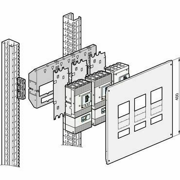 LEG 020772 XL3 DESKA 3XDPX250/630+PCH V