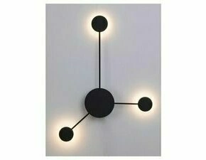 LED svítidlo nástěnné RABALUX 6259 AMADEO černá LED 10,5W