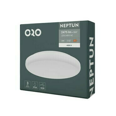 Nástěnné a stropní LED svítidlo LED-POL Neptun 24W neutrální bílá