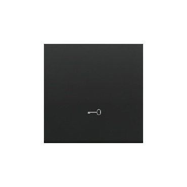 Kryt SIMON TKWK1/149, s piktogramem "klíč", 1 násobný, pro přístroje spínačů a tlačítek, černá matná