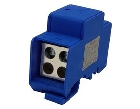 BEČOV UB12035.12 Distribuční blok DTB 120/4x35 modrý
