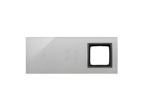 Kryt dot. ovl. SIMON 54 TOUCH DSTR3140/72, 2 ovl. SIMON 54 TOUCH 54 Touch, 1 dotyk.+4 dotyk.+1 otv,