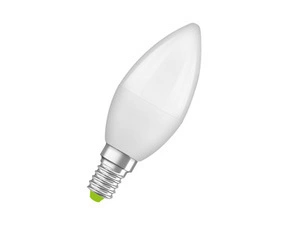LED žárovka svíčka LEDVANCE LED VALUE CLASSIC B RECYCLED PLASTIC 40 4.9 W/2700 K E14, matná
