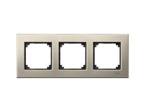 SCHN MTN403305 Merten - Rámeček trojnásobný M-Elegance, Titanium