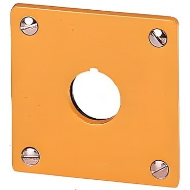 EATON 216542 M22-EY1 Čelní deska do panelu, Al, žlutý lak, IP65, 1 montážní místo