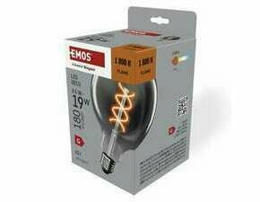 EMOS Z58311 LED DECO G125 SMOKED 4,5W 180lm E27 WW+