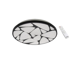 DAM Plafoniera MINERAL SMD LED C 48W WW-CW IP44 černá