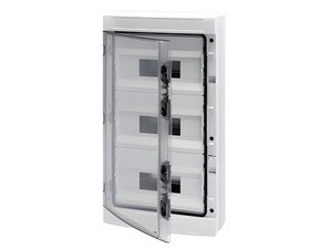 Rozvaděč nástěnný s výs. rámem GEWISS GW40105BD, 36m (12x3) ip65, 2ks n/pe svorkovnice