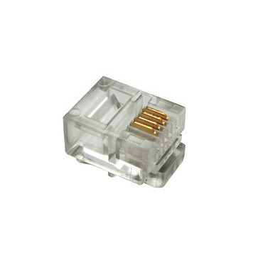 INTLK 11006400 KRJ11 Modulární konektor 6p4c RJ11 na plochý kabel, licna
