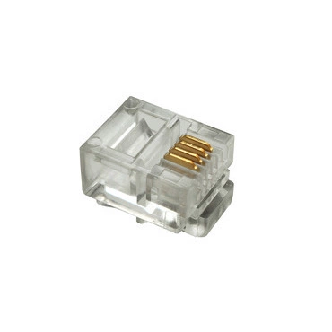 Konektor datový SOLARIX KRJ11, CAT3, UTP, RJ11, na plochý kabel, licna