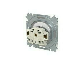 Zásuvka jednonásobná ABB SWING 6619G-A06357 B1, ochranné kolíky, clonky, bílá