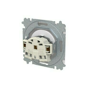 Zásuvka jednonásobná ABB SWING 6619G-A06357 B1, ochranné kolíky, clonky, bílá