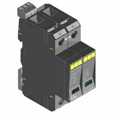 SEZ POm I R LCF 30 Přepěťová ochrana POm I R LCF 30 kA 280 V/30 kA, modulární, monoblok, B+C+D