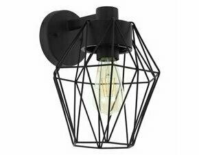 Svítidlo venkovní EGLO AL-WL 1 SCHWARZ KLAR-SAT.CANOVE, nástěnné